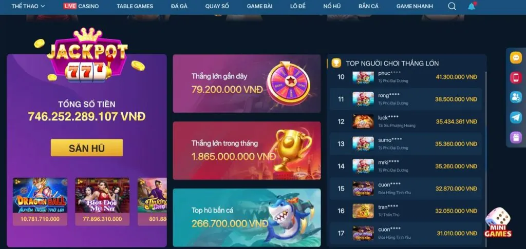 Slot game nổ hũ 868vip1 login